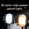 Luz de estudio fotográfico COOLCAM P120 LED regulable 120 W bicolor
